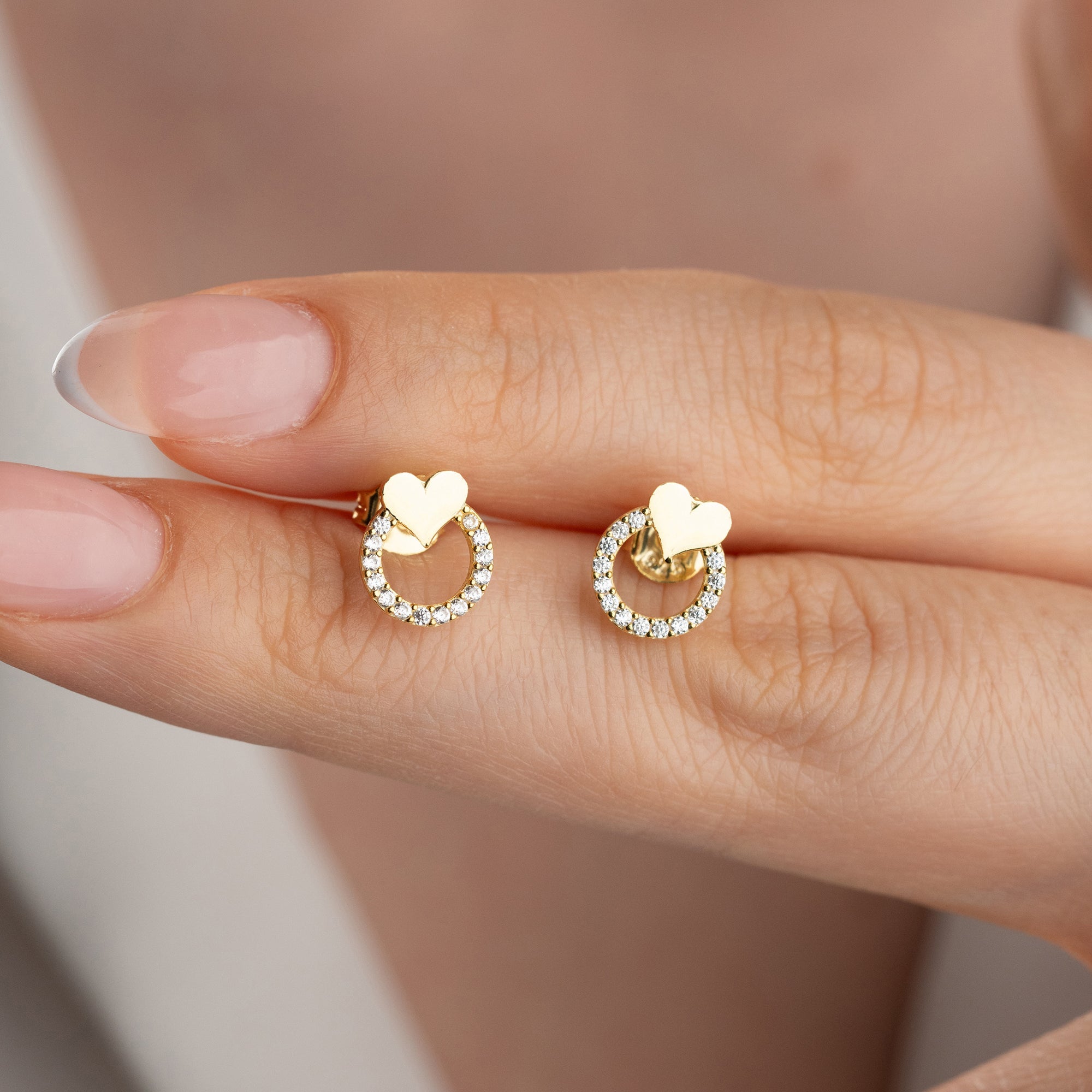 HERZRING  OHRRINGE | 925 SILBER