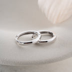 MINIMALISTISCHER SILBERRING OHRRINGE | 925 SILBER