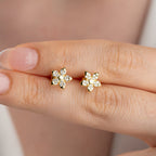 BLOOM OHRRINGE | 925 SILBER