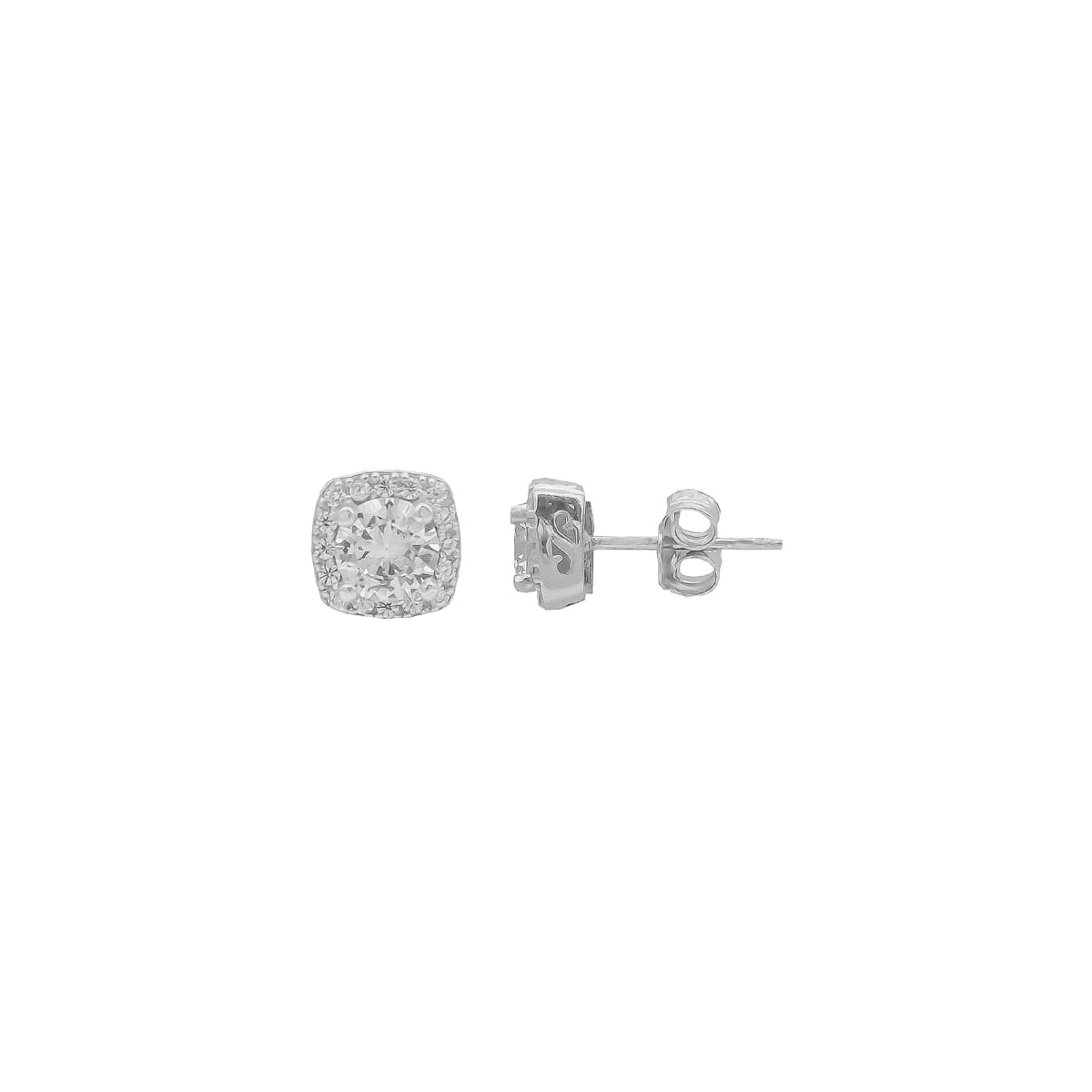 DIAMOND STONE OHRRING aus 925 Silber - Eleganter Ohrringe - AURIME