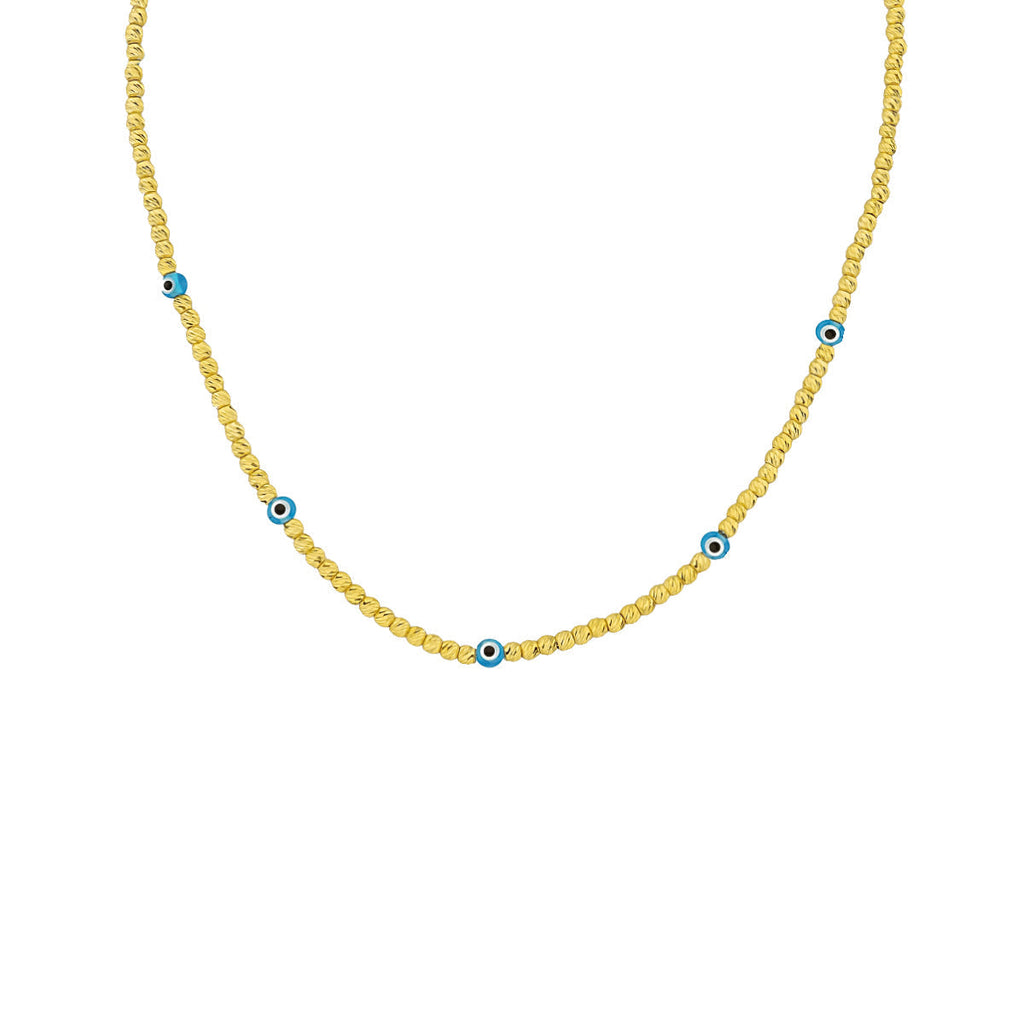 DORICA NAZAR HALSKETTE aus 925 Silber - Eleganter Halskette - AURIME
