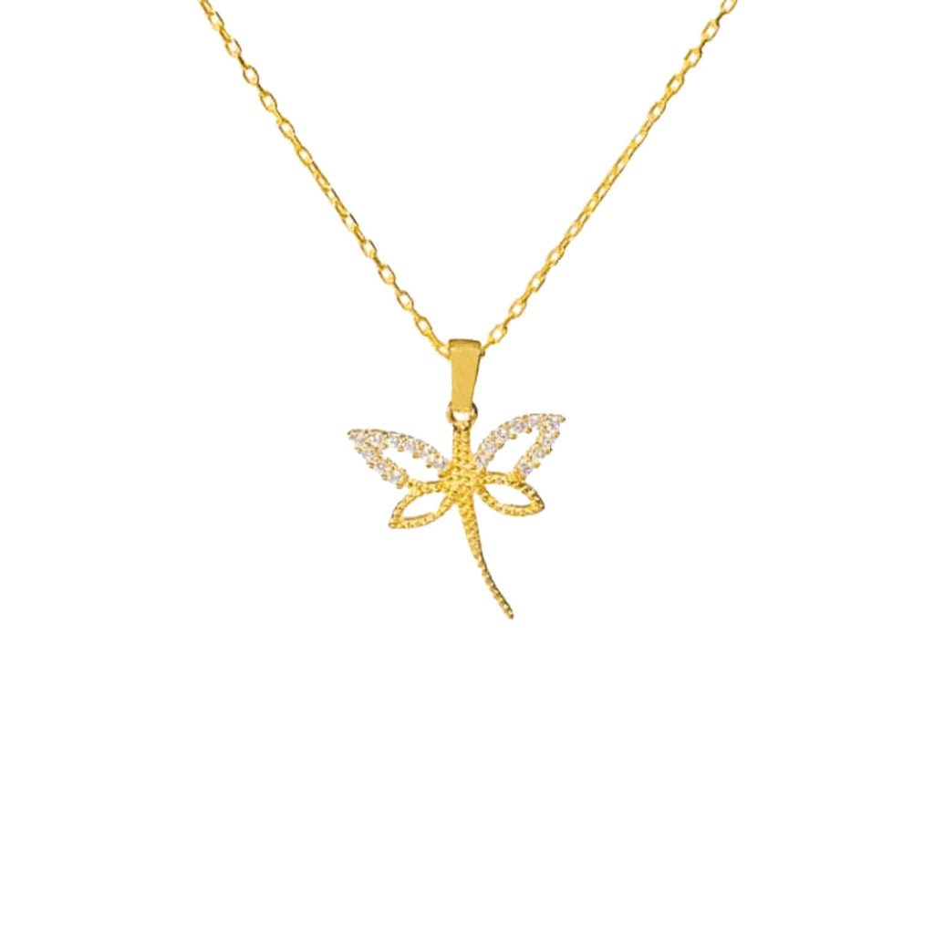 MINI LIBELLE KETTE aus 925 Silber - Eleganter Halskette - AURIME