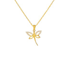 MINI LIBELLE KETTE aus 925 Silber - Eleganter Halskette - AURIME