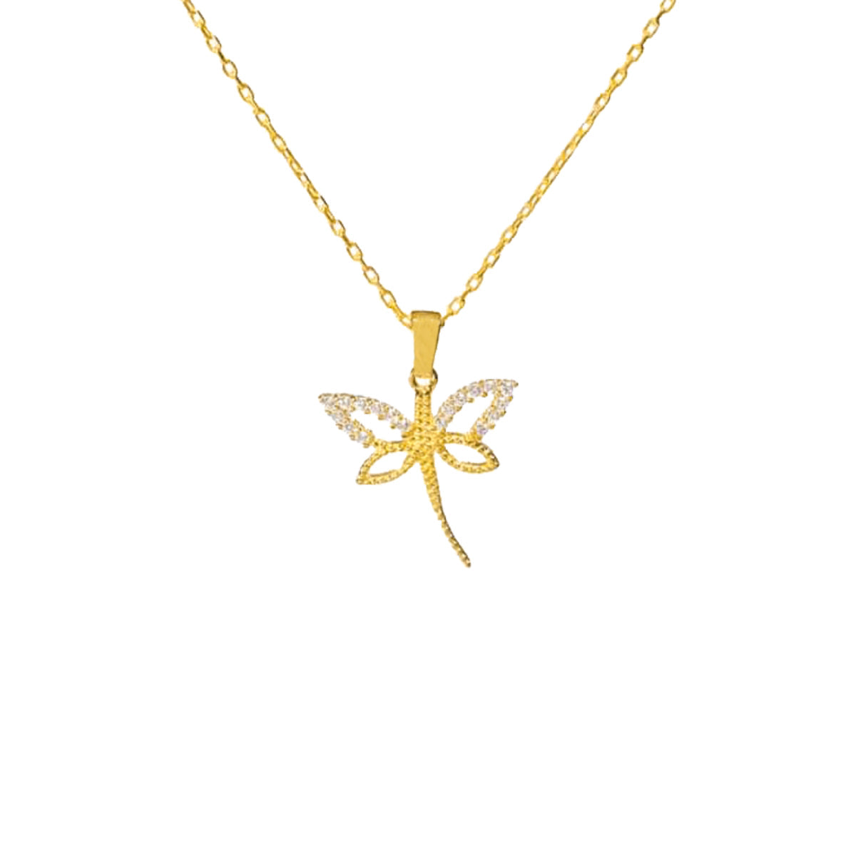 MINI LIBELLE KETTE aus 925 Silber - Eleganter Halskette - AURIME