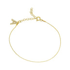 SEIL ARMKETTE MIT INITALIEN aus 925 Silber - Eleganter Halskette - AURIME