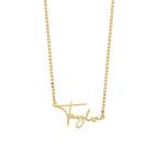 SCRIPT NAME NECKLACE aus 925 Silber - Hochwertiger Schmuck - AURIME