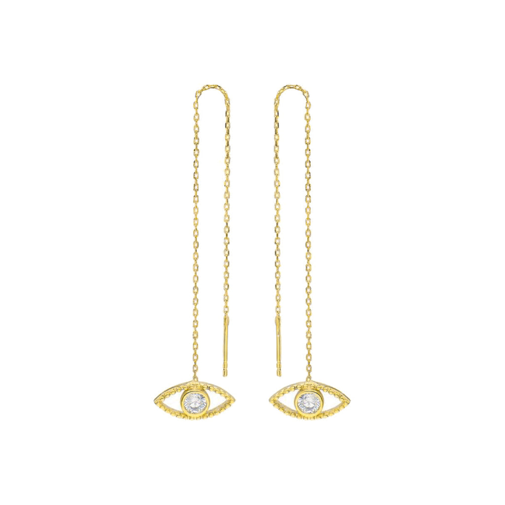 EYE EARRING HÄNGEND OHRRING aus 925 Silber - Eleganter Ohrringe - AURIME
