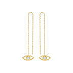 EYE EARRING HÄNGEND OHRRING aus 925 Silber - Eleganter Ohrringe - AURIME