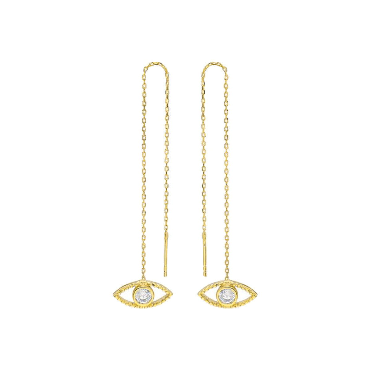 EYE EARRING HÄNGEND OHRRING aus 925 Silber - Eleganter Ohrringe - AURIME