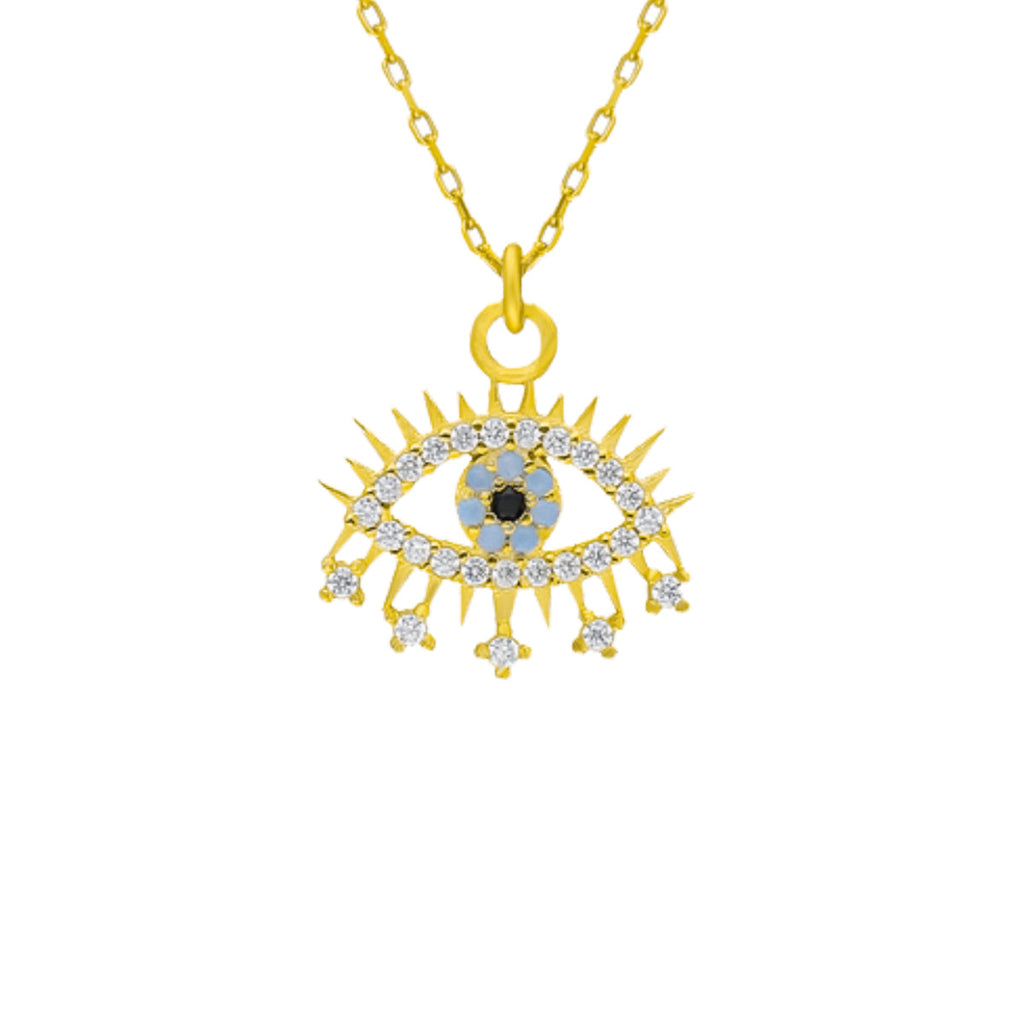 EYE EFFECT KETTE aus 925 Silber - Eleganter Halskette - AURIME
