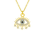 EYE EFFECT KETTE aus 925 Silber - Eleganter Halskette - AURIME