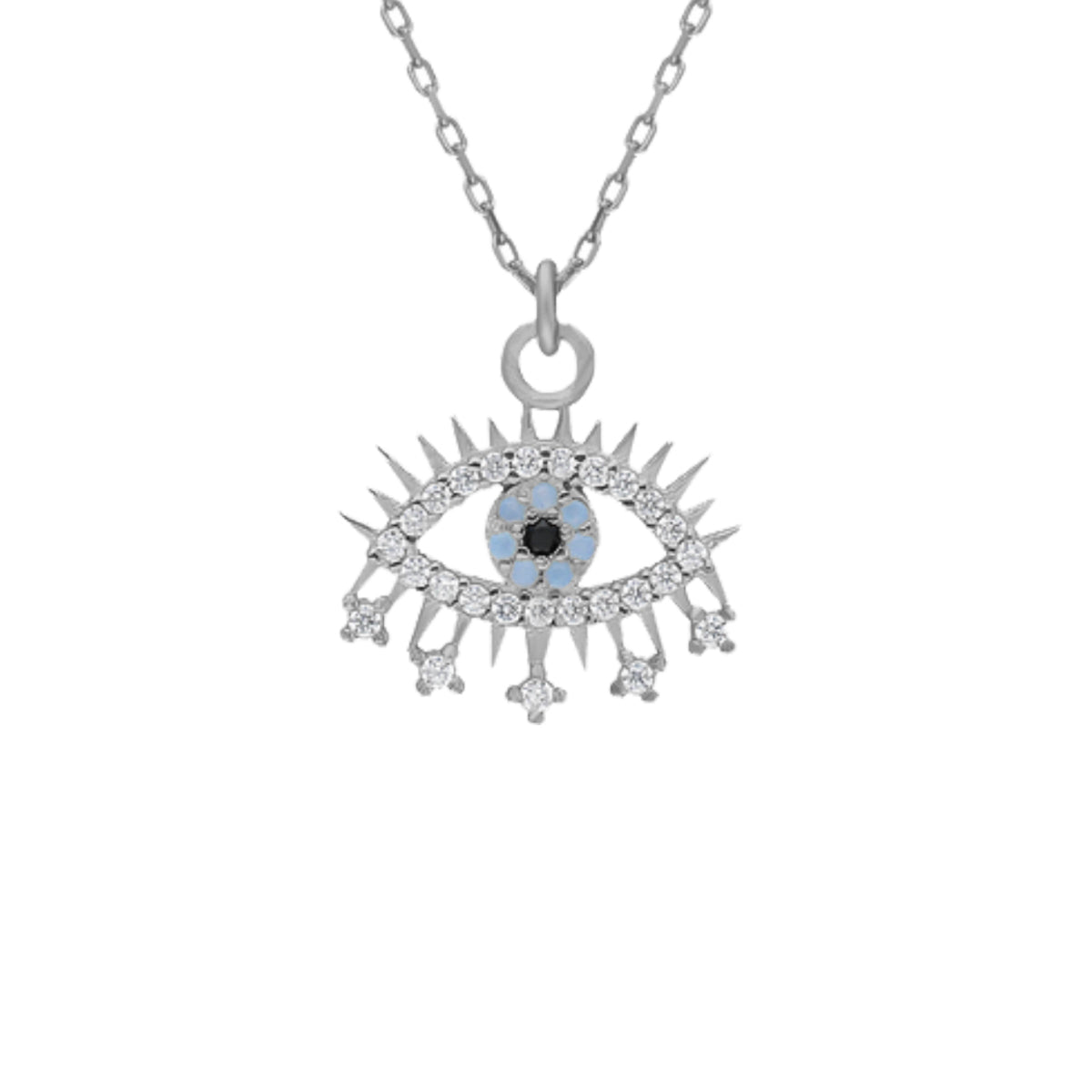EYE EFFECT KETTE aus 925 Silber - Eleganter Halskette - AURIME