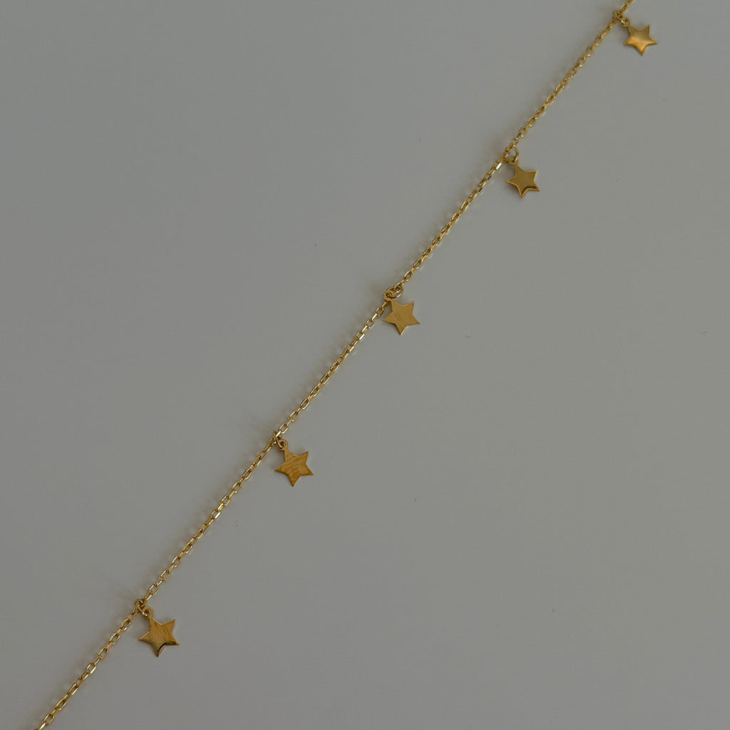 STAR FUSSKETTE | 925 SILBER