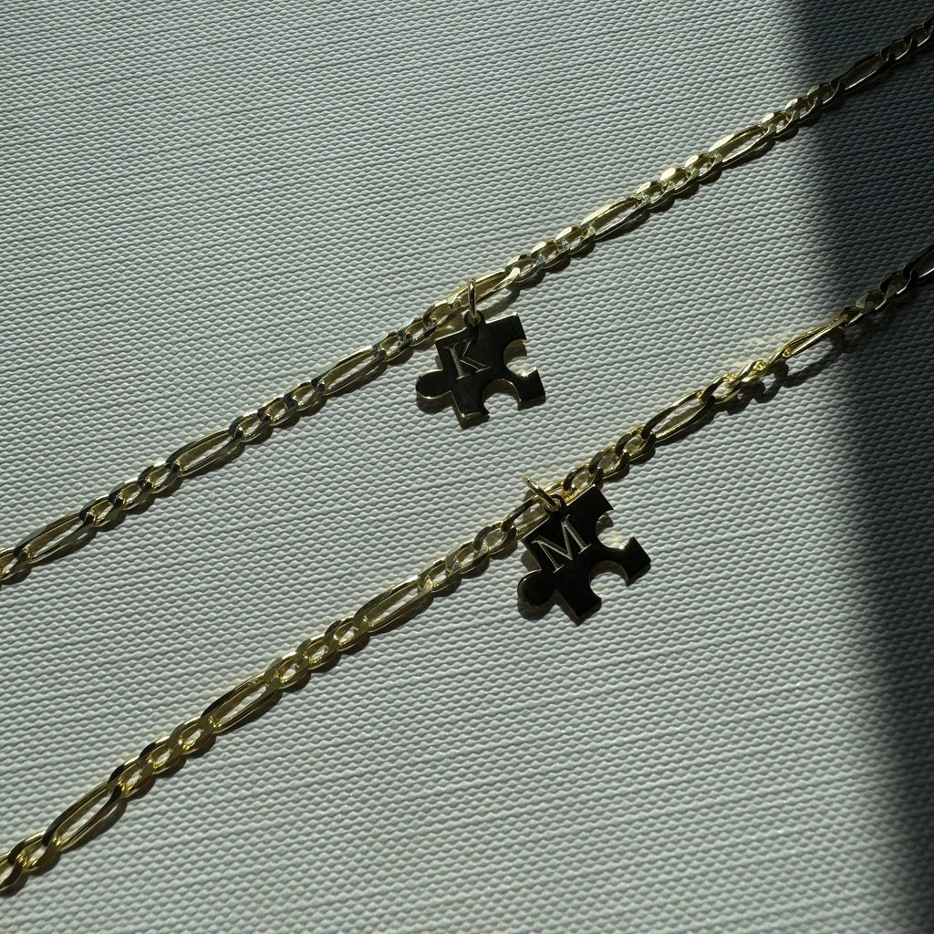 PARTNER PUZZLE ARMBAND aus 925 Silber - Eleganter Armband - AURIME