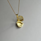 GRAVUR HERZ HALSKETTE aus 925 Silber - Eleganter Halskette - AURIME