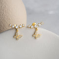 ESTEE MIT SCHMETTERLING OHRRINGE | 925 SILBER