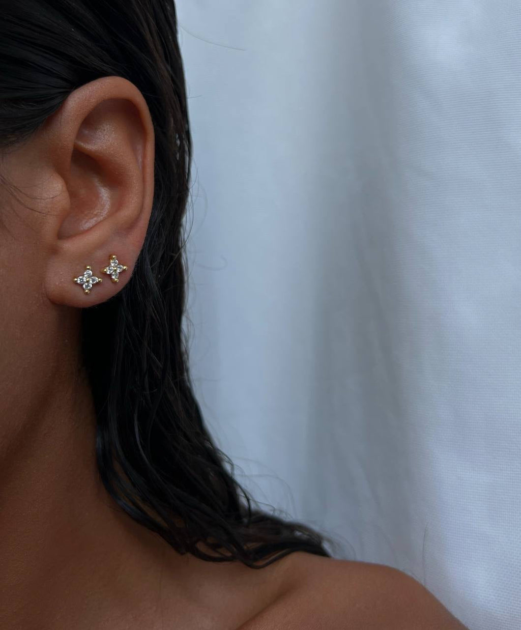 CELIA FLOWER OHRSTECKER aus 925 Silber - Hochwertiger Schmuck - AURIME