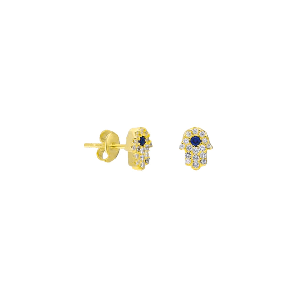 FATIMAS HAND MINI OHRRING aus 925 Silber - Eleganter Ohrringe - AURIME