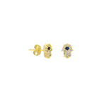 FATIMAS HAND MINI OHRRING aus 925 Silber - Eleganter Ohrringe - AURIME