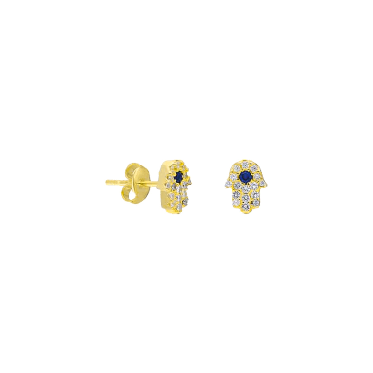 FATIMAS HAND MINI OHRRING aus 925 Silber - Eleganter Ohrringe - AURIME