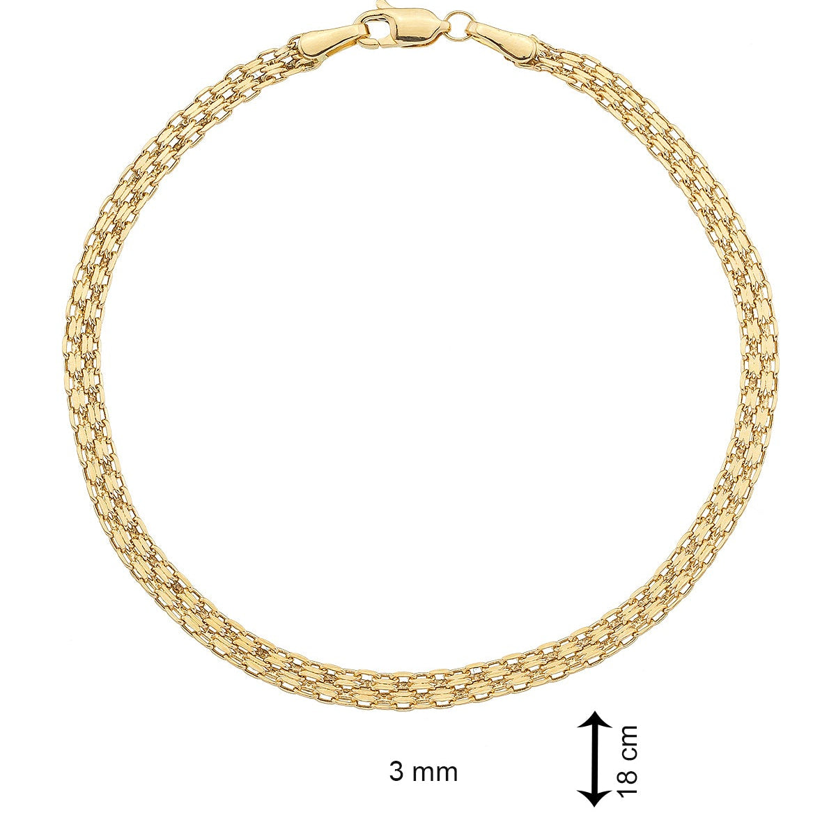 BISMARCK ARMKETTE | 14K GOLD