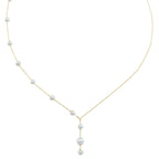 EINFACHE PERLENKETTE HALSKETTE | 14K GOLD