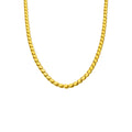 Silberne Gersten-Halskette aus 925er Silber, feine Kette mit natürlichen Getreide-Design, handgefertigt von AURIME.