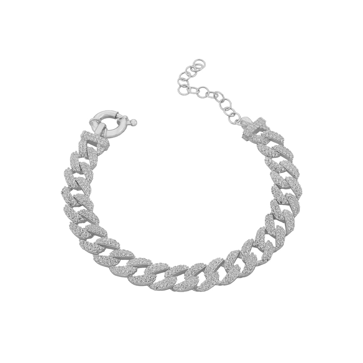 GOURMET ZIRKONIA ARMKETTE aus 925 Silber - Eleganter Halskette - AURIME