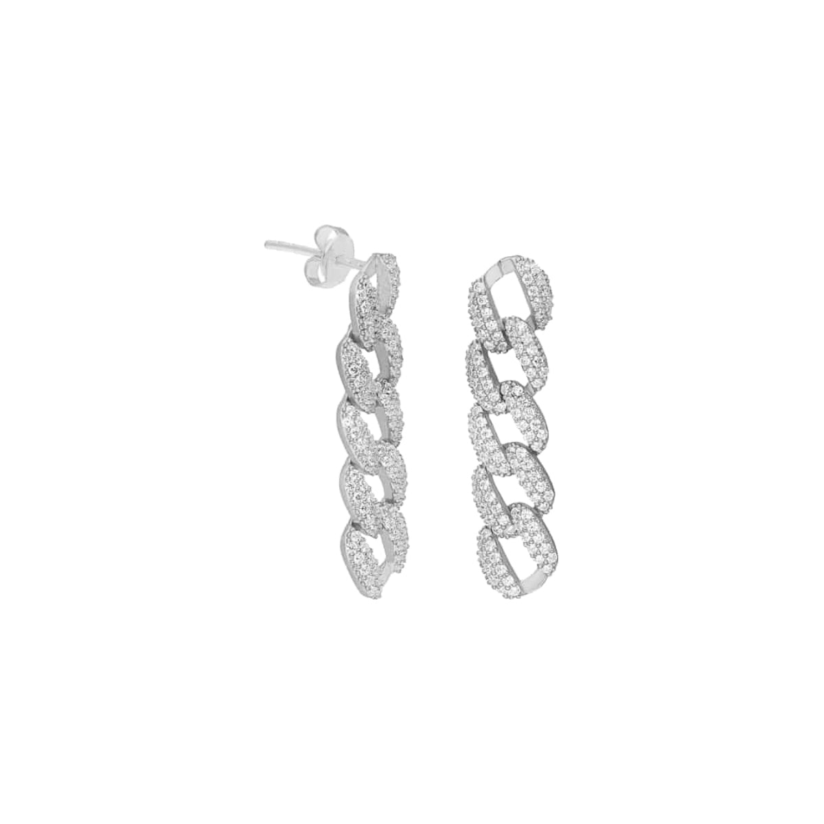GOURMET ZIRKONIA OHRRING aus 925 Silber - Eleganter Ohrringe - AURIME