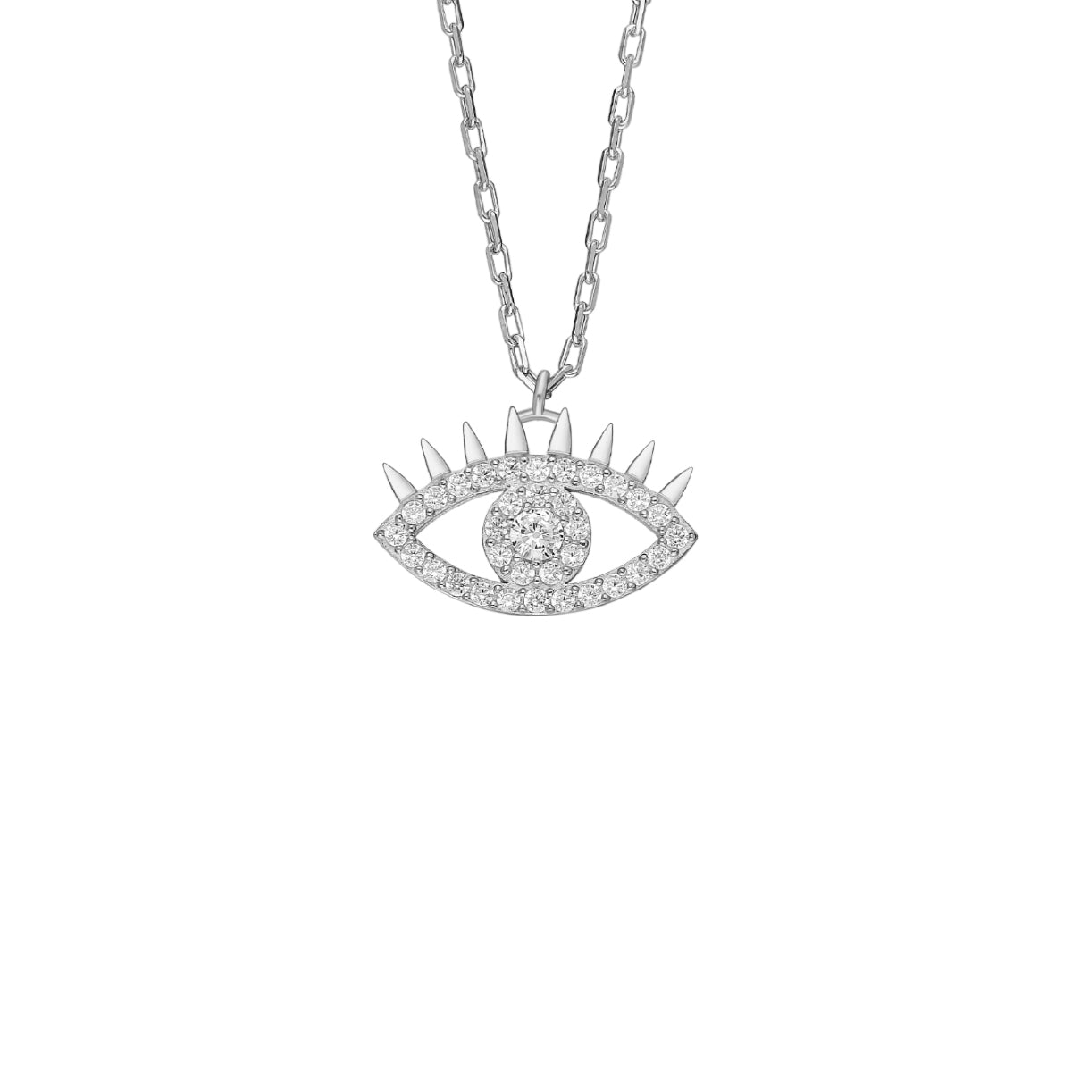 HILLARY AUGE HALSKETTE aus 925 Silber - Eleganter Halskette - AURIME