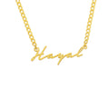 Elegante HAYAL SIGNATUR Kette aus 925 Silber von AURIME, detailreiche Kette mit feinem Anhänger, stilvoll und hochwertig.