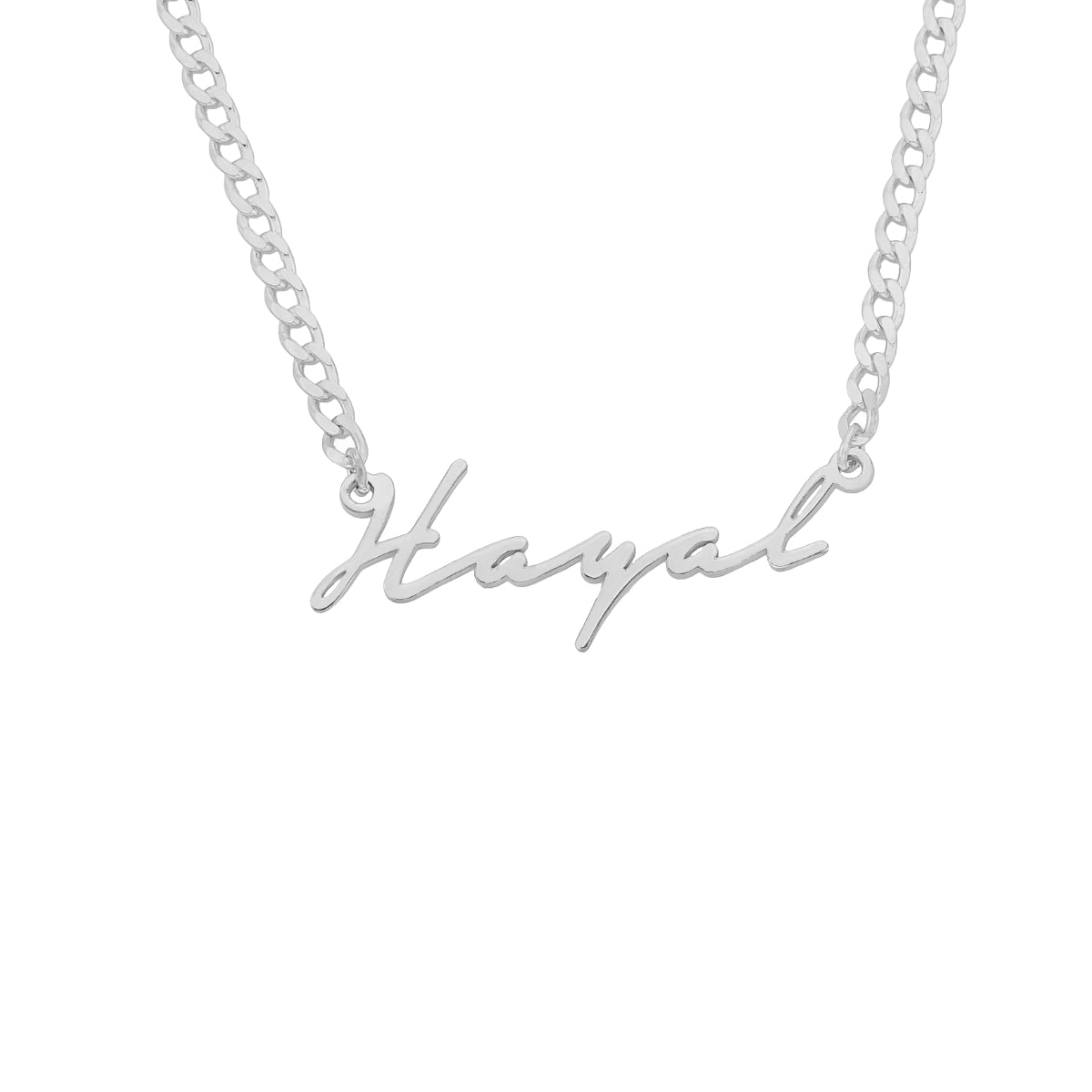 HAYAL SIGNATUR KETTE aus 925 Silber - Eleganter Halskette - AURIME
