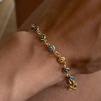 Colorfull Mini Nazar Armkette (7225232654381)