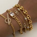LOVIN ARMKETTE aus 925 Silber - Eleganter Halskette - AURIME