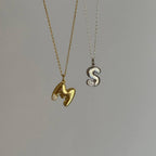 BABS MIA BUCHSTABENKETTE aus 925 Silber - Eleganter Halskette - AURIME