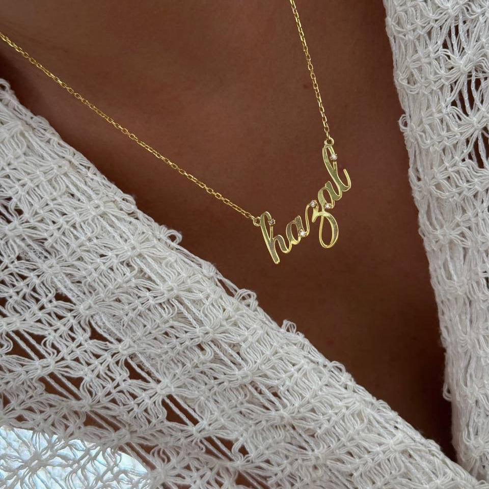 MINI STEIN MADINA NAMENSKETTE | 925 SILBER