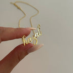 MINI STEIN MADINA NAMENSKETTE aus 925 Silber - Eleganter Halskette - AURIME