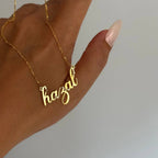 MINI STEIN MADINA NAMENSKETTE aus 925 Silber - Eleganter Halskette - AURIME