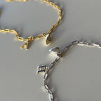 MAGNETISCHE HERZ PARTNERARMBAND aus 925 Silber - Eleganter Armband - AURIME