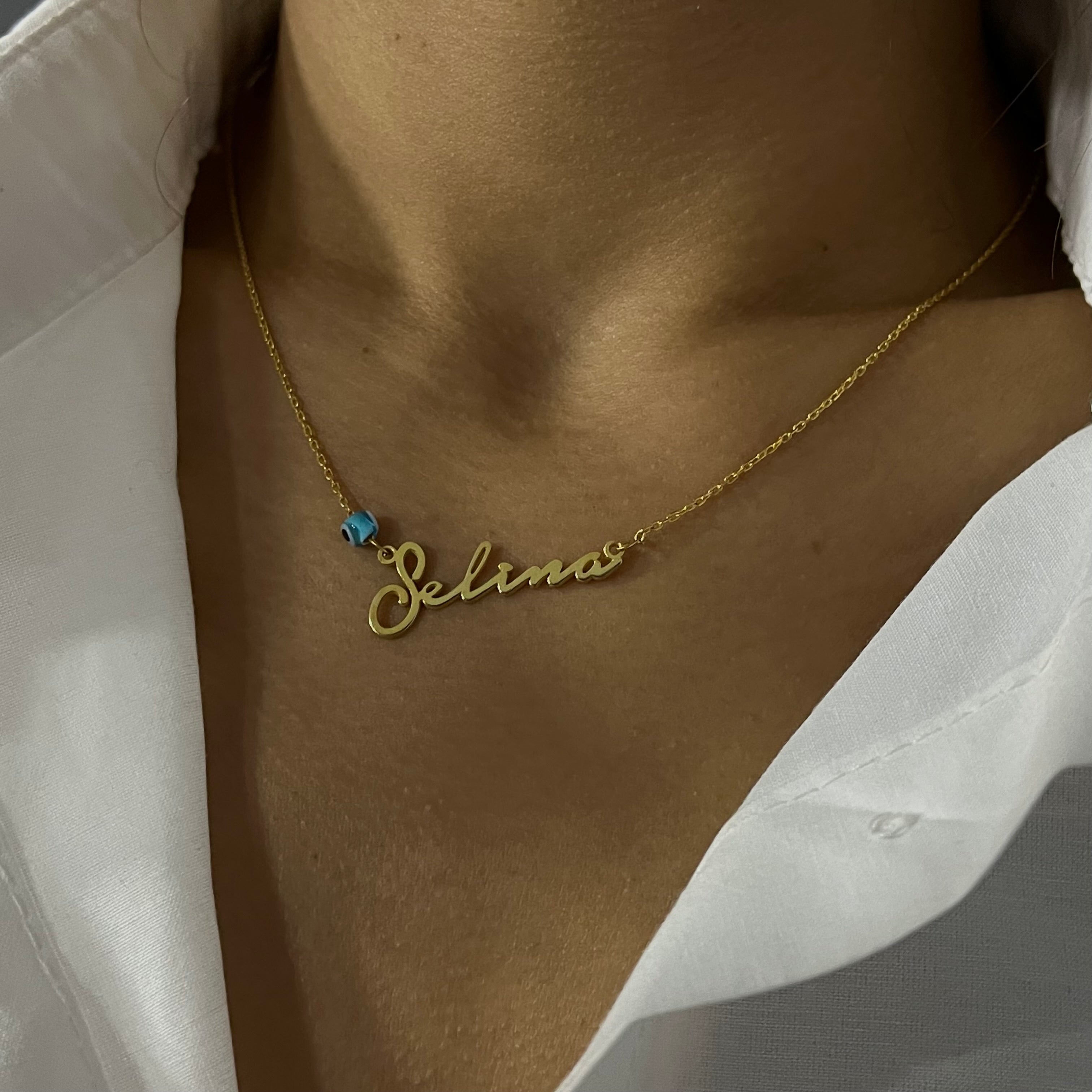 SIGNATUR KETTE aus 925 Silber - Eleganter Halskette - AURIME