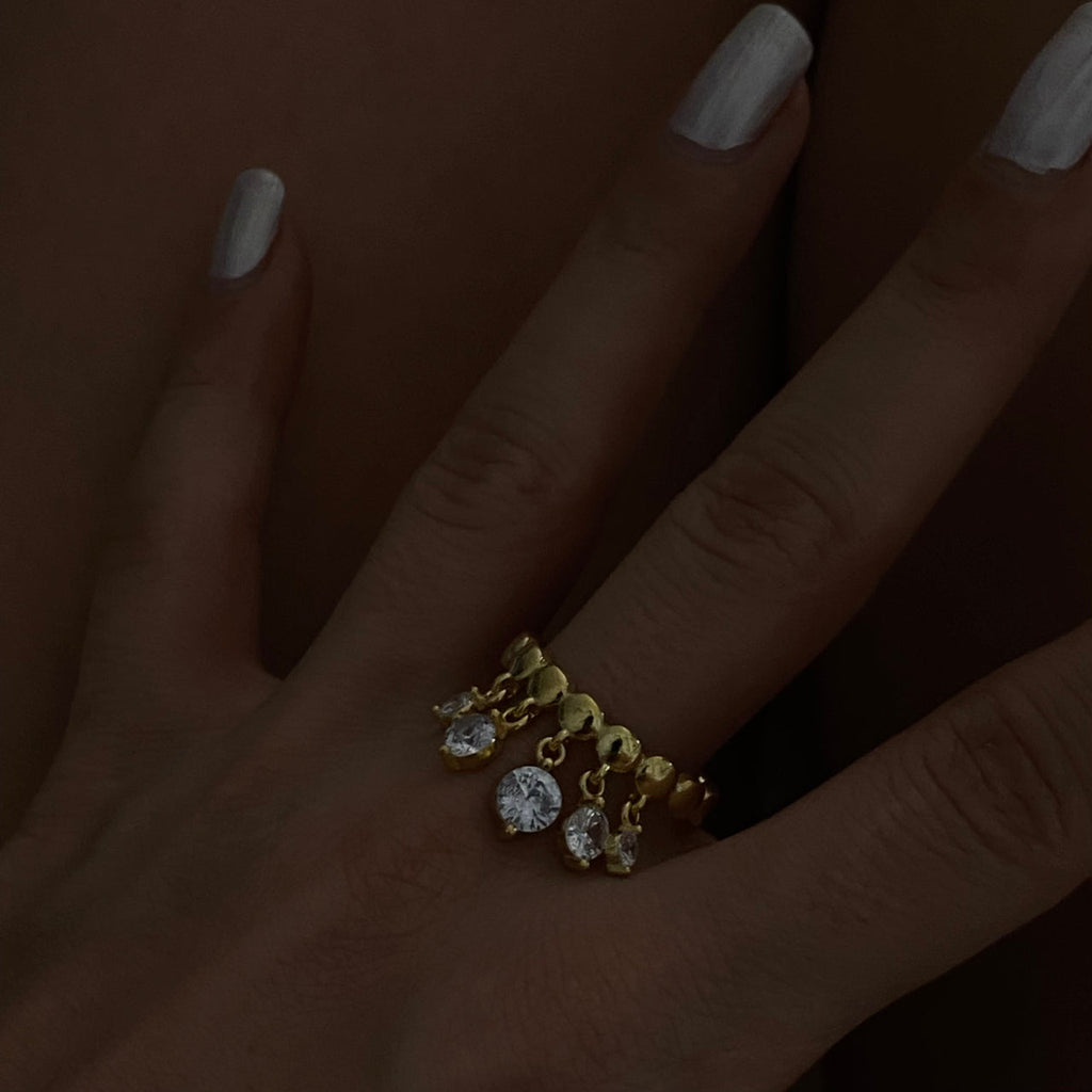 SHAKIRA RING aus 925 Silber - Eleganter Ring - AURIME