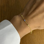MINI NAZAR ARMBAND aus 925 Silber - Eleganter Armband - AURIME