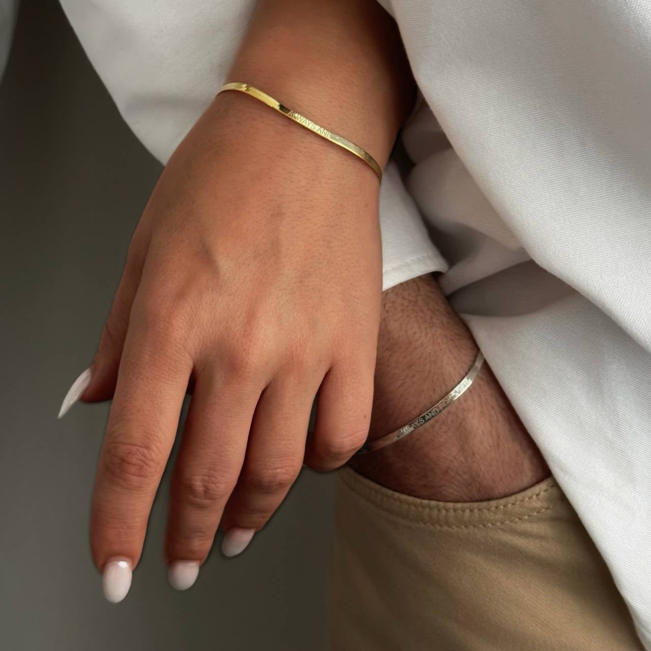 SNAKE PARTNER ARMBAND | 925 SILBER