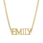 GOURMET NAMENSKETTE aus 925 Silber - Eleganter Halskette - AURIME