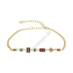 Colorfull Stein Armkette (7153035182125)
