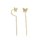 BUTTERFLY BASIC OHRRING aus 925 Silber - Eleganter Ohrringe - AURIME