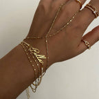 CRUSH CHAIN HANDKETTE aus 925 Silber - Eleganter Halskette - AURIME