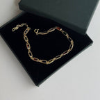 QUADRATISCHES BAGUETTE STEIN BUNTES ARMBAND aus 925 Silber - Eleganter Armband - AURIME