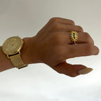 EYE RING aus 925 Silber - Eleganter Ring - AURIME