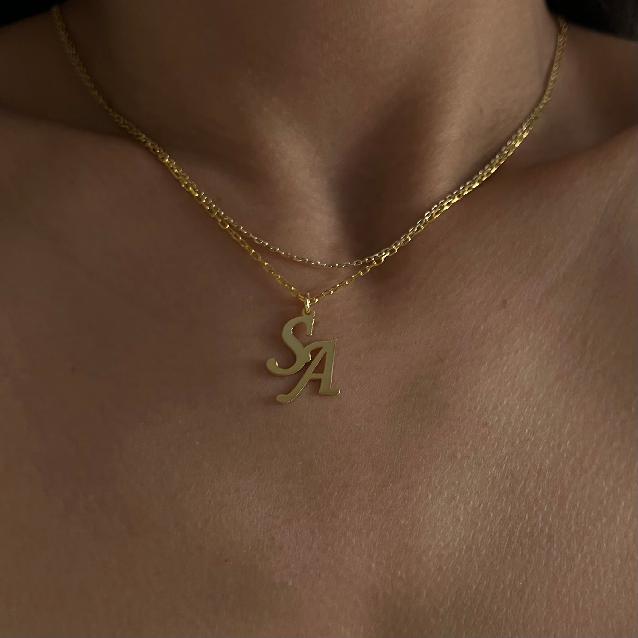 2-LETTER NECKLACE | 925 SILVER 